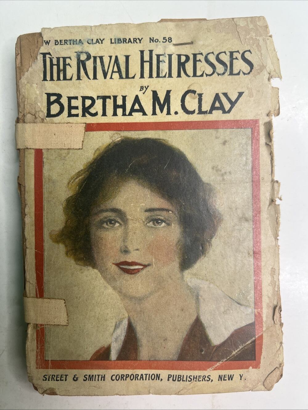 New Bertha Clay Library #58 1900's PB The Rival Heiresses Damaged But Complete